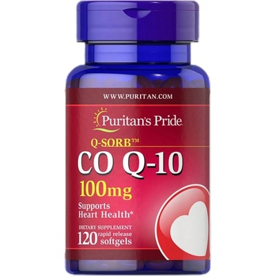 Puritan's Pride Q-SORB Co Q-10 100 mg [120 Гел капсули]
