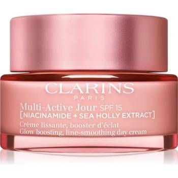 Clarins Multi-Active Day Cream SPF 15 изглаждащ и озаряващ крем SPF 15 50ml