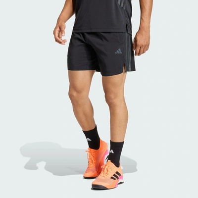adidas TECH Essentials Workout 3 Stripes 7" Shorts Black