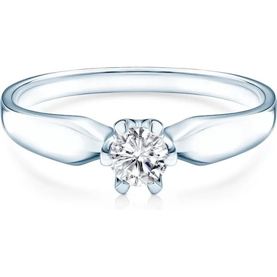 SAVICKI Годежен пръстен Triumph of Love: бяло злато, бял сапфир