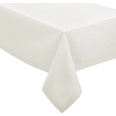 Atmosphera Stolní bavlněný bílý ubrus s elegantním lemováním bílá 140x240 cm