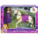 Bábiky Mattel Disney princezna Locika & kůň Maximus