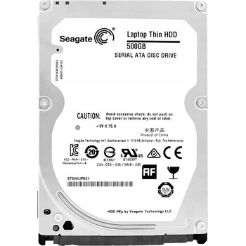 Seagate Laptop Thin 500GB, 2,5", 7200rpm, 32MB, SATAIII, ST500LM021