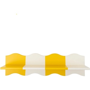 Bloomingville Mini Жълт/бял детски рафт 80 cm Bubbi - Bloomingville Mini (82062909)