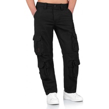 Nohavice Surplus Airborne Slimmy pánske cargo black