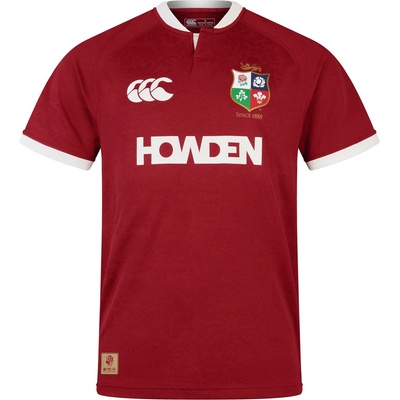 Canterbury British and Irish Lions 2025 Shirt Adults - Red Dahlia