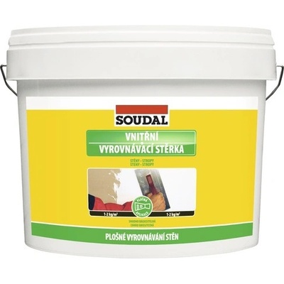 Vyrovnávací stěrka SOUDAL vnitřní 15 kg – Hledejceny.cz