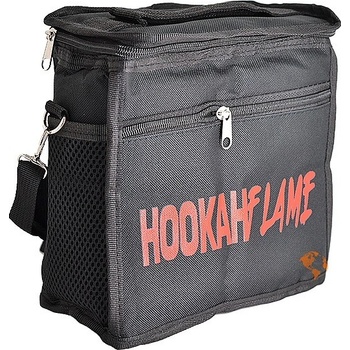 Hookah Taška Shisha Bag Flame kompaktní černá