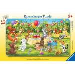 Ravensburger - Puzzle Animal Friends Birthday Party - 1 - 39 piese