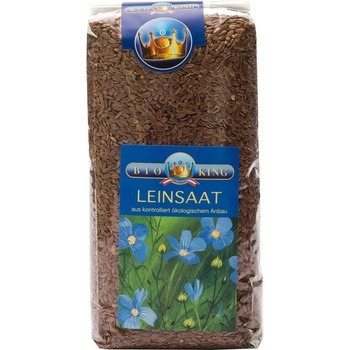 BioKing Био кафяви ленени семена - 500 г