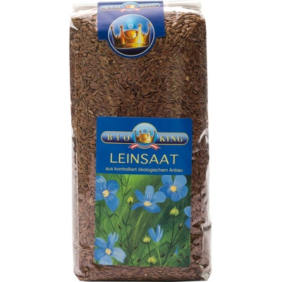 BioKing Био кафяви ленени семена - 500 г