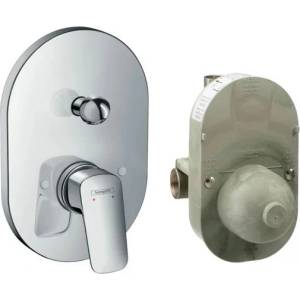Hansgrohe Вграден смесител за вана и душ Hansgrohe Logis с гланцово хромирано тяло (71409000)