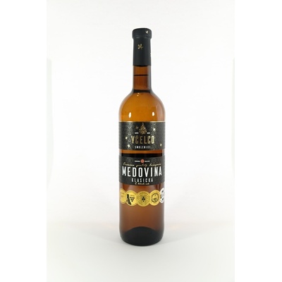 Včelco Medovina klasická z květového medu karton 6 x 0,75 l