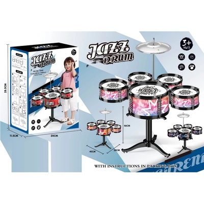 Armtoys ДЕТСКИ КОМПЛЕКТ БАРАБАНИ С ЧИНЕЛ