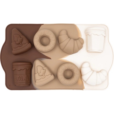 Силиконови форми за печене на мъфини- Кроасани (02-19083/4)