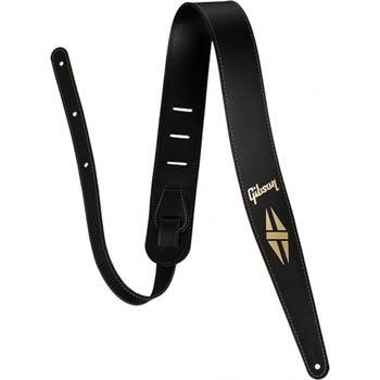 Gibson The Split-Diamond Black Каишка за китара (ASSD-BLK)