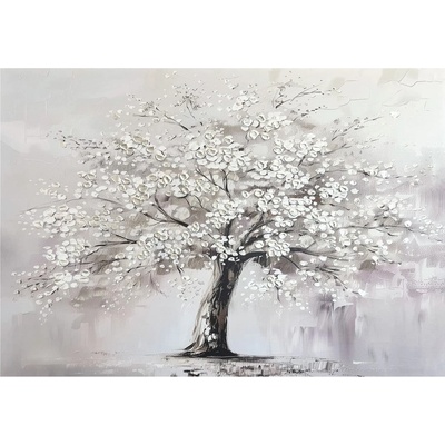 Styler White Tree obraz béžová/bílá