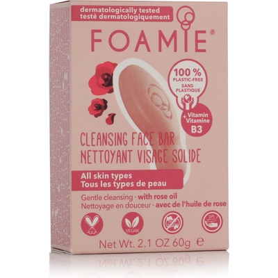 Foamie Cleansing Face Bar I Rose up like this All skin types Gentle cleansing with rose oil 60 g