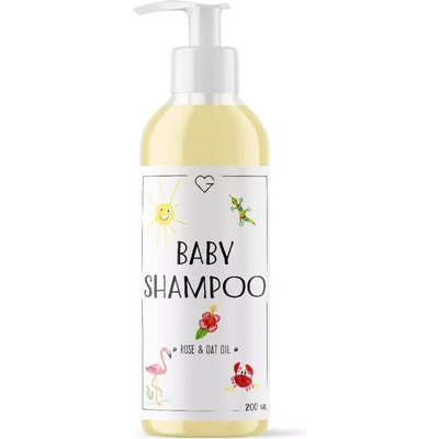 Goodie BABY Gentle 2-in-1 shampoo and body wash 2v1 ruža & ovsený olej 200 ml