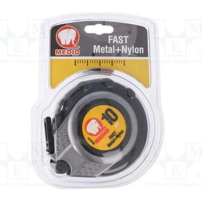 MEDID 264510 Svinovací metr 15mm 10m Mat.těl: ABS elastolan