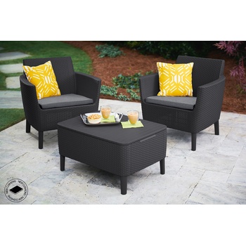 ALLIBERT BALKONOVY SET SALEMO ANTRACIT + GREY