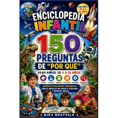 Enciclopedia infantil de 150 preguntas de "Por qué" para niños de 4 a 12 años