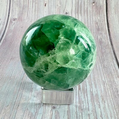 Nefertitis Fluorit koule 1 NF60909 - ø 6,2 cm, 403 g