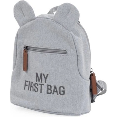 Childhome Detský My First Bag Canvas Grey CWKIDBCGA