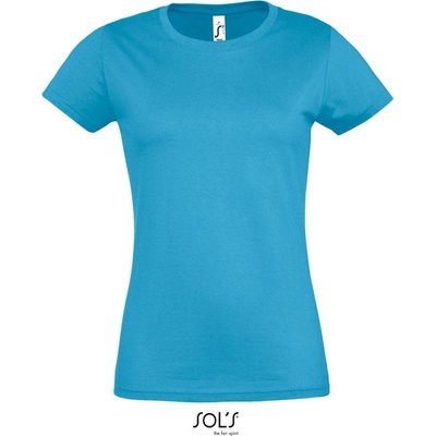 SOL'S Imperial Women Dámske tričko modrá aqua