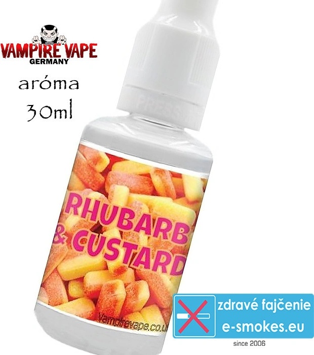 vampire vape rhubarb and custard Vampire Vape E-Liquid Review