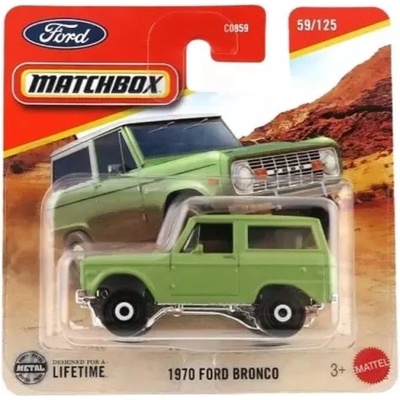 Mattel Matchbox: играчка кола - 1970 Ford Bronco (JBR89)