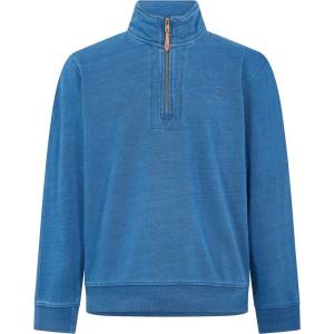 Timberland Men's 1/4 Zip Fleece - Mid Indigo