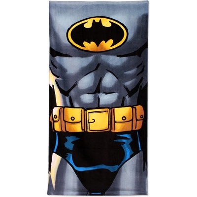 Setino Bavlnená plážová osuška Batman, 70 x 140 cm