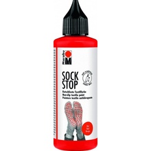 Marabu Sock Stop Protiskluzová barva červená 90 ml