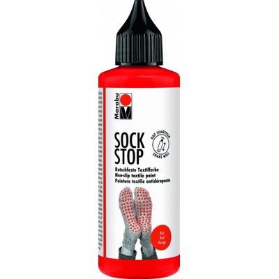 Marabu Sock Stop Protiskluzová barva červená 90 ml