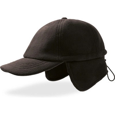 Atlantis Headwear Snow Flap Stopper 6 panelová COT33020900299-black Černá