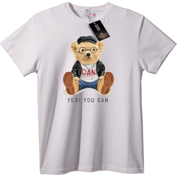 NOONEBRAND Тениска Мечка с нагласа - 2XL, Black