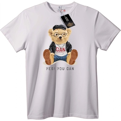 NOONEBRAND Тениска Мечка с нагласа - 2XL, Black