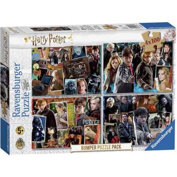Image 1 of Ravensburger - Puzzle 4x100 Harry Potter - 100 piese