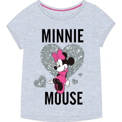 dívčí tričko Minnie mouse šedá