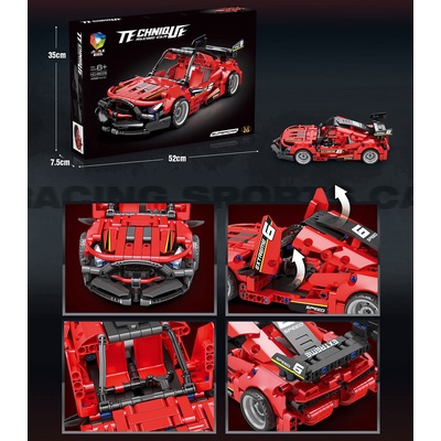 Armtoys ДЕТСКИ КОНСТРУКТОР ЧЕРВЕНО БЪГИ-КАБРИО 403 ЧАСТИ