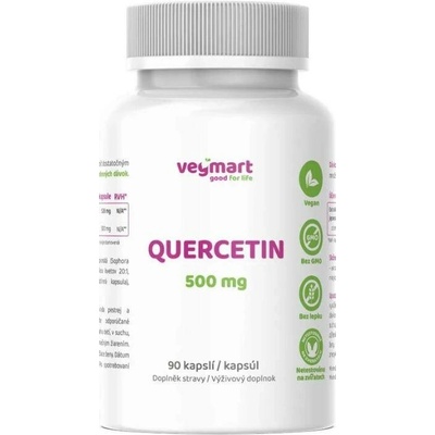 Vegmart Quercetin 500 mg 90 kapslí