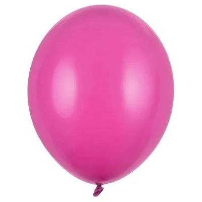 Party Deco Латексов Балон Пастел, Ярко Розово - 12 см (sb5p-006)