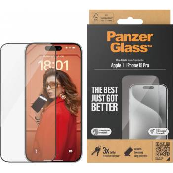 Panzer Стъклен протектор PanzerGlass - UWF, iPhone 15 Pro (5711724028106)