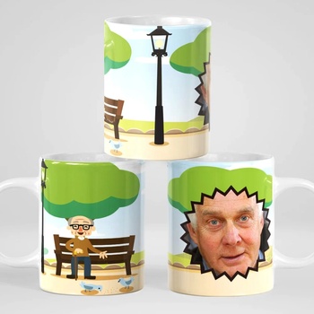 Image 1 of Art gift Чашата на дядо със снимка