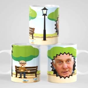 Art gift Чашата на дядо със снимка