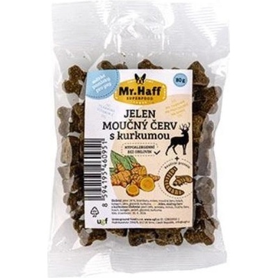 UGF pamlsek Mr. Haff moučný červ jelen a kurkuma 80 g
