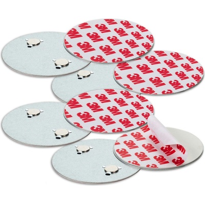 oneConcept Magnetic mount, Магнитен държач за димни детектори от Ø 7 cm, самозалепващ се (RM. MG70-4er) (RM.MG70-4er)