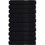 vidaXL Кърпи FROGN 10 бр. Черни 100x200 см 360 г/м2 (136964)