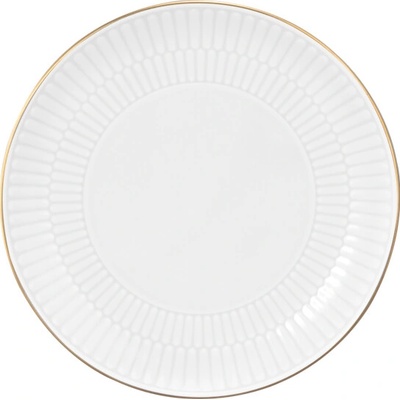 Mělký talíř 16 cm AMINA, bílá, gold edge, Seltmann Weiden